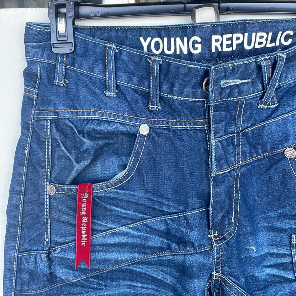 Young Republic whiskering men’s jeans - SZ 34.